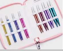 Komplekts ZING skrūvējamās adatas, (8 izmēri) 10cm KnitPro 47425