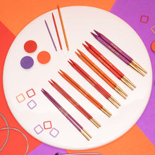 Komplekts CUBICS skrūvējamās adatas, (7 izmēri) KnitPro 25651 Joy Of Knitting