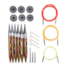 Komplekts SYMFONIE skrūvējamās adatas, (3 lielie izmēri) KnitPro 20603