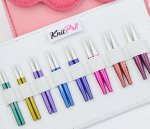 Komplekts ZING skrūvējamās adatas, (8 izmēri) 5cm KnitPro 47432