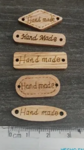 Koka birkas "Hand made"