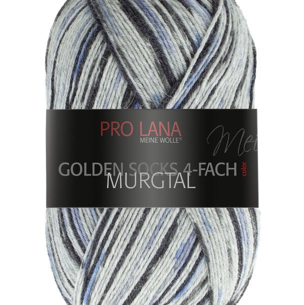 4-kārtīga Murgtal Golden Socks 4-fach 100g/420m ProLana