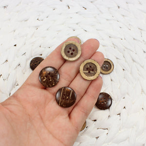 "Kokosa" pogas ar malu (20mm)