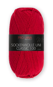 Sockenwolle UNI 100g / 420m PRO LANA