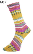 6-kārtīga Fashion J Golden Socks 6-fach 150g/420m ProLana