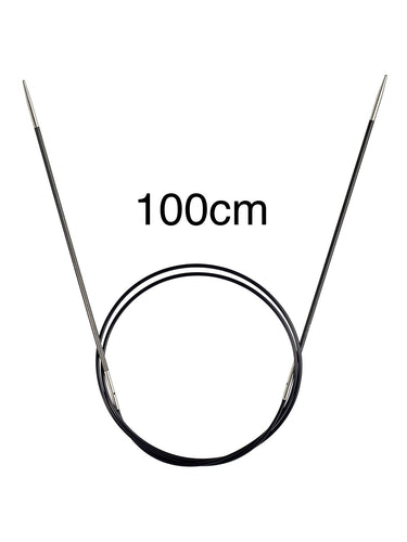 100cm KnitPro KARBONZ apļa adāmadatas