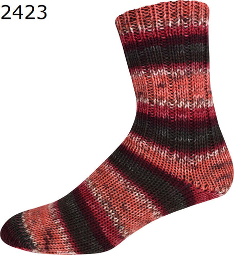 SUPERSOCKE NORD KAP COLOR 150g / 375m 6-kārtīga
