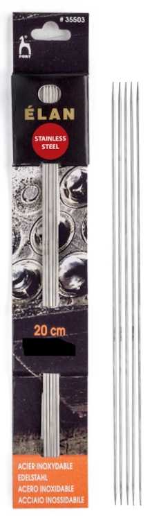 Dzelzs zeķu adatas, 20cm (dažādu izmēru) PONY