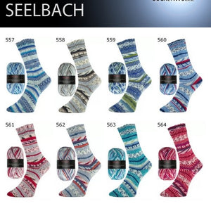 4-kārtīga Seelbach Golden Socks 4-fach 100g/420m ProLana